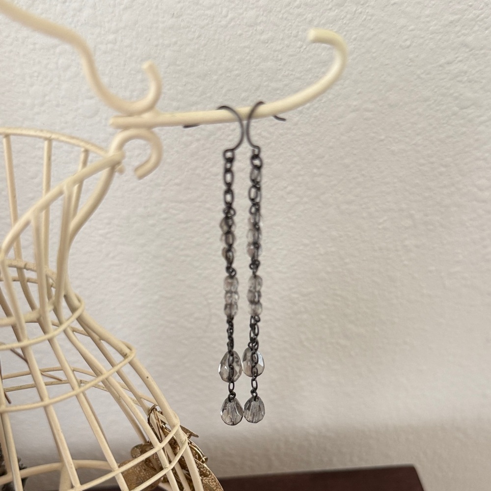 Elegant Silver Drop Earrings